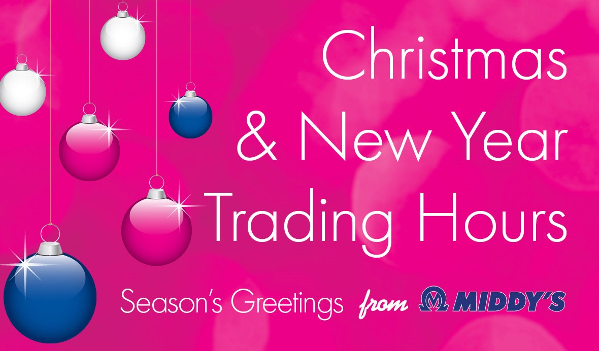 Christmas & New Year Trading Hours
